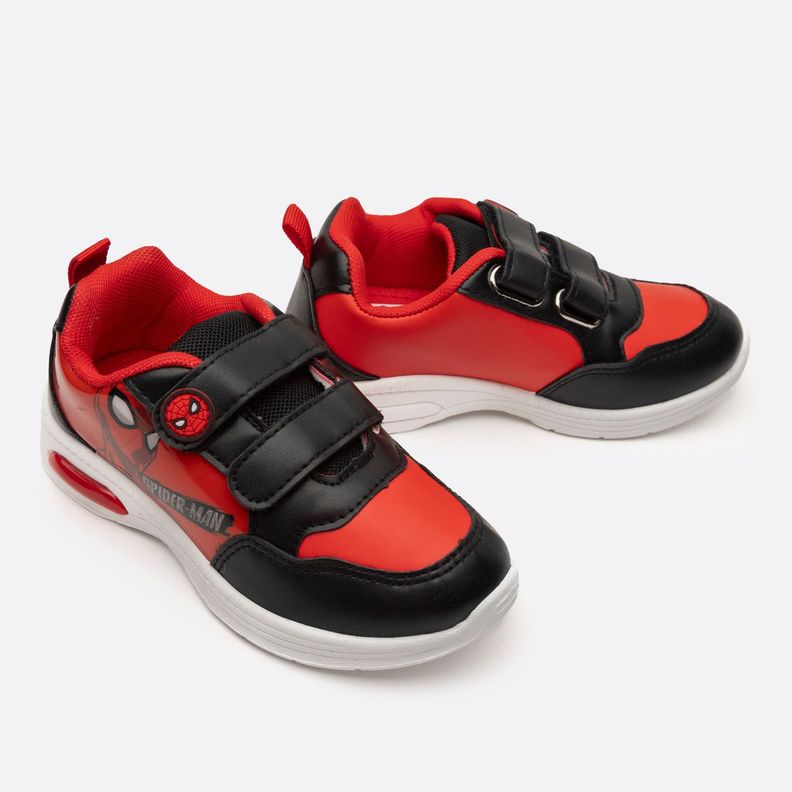 Zapatilla Con Luces Niño Amazing Spiderman Rojo Marvel-2