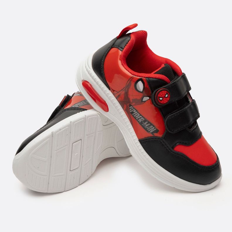 Zapatilla Con Luces Niño Amazing Spiderman Rojo Marvel-5