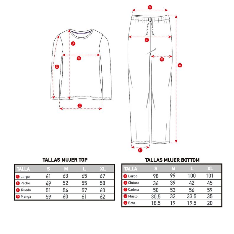 Pijama Polar Mujer Look Up Rosado Garfield-6