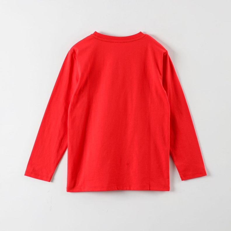 Polera Manga Larga Niño Spiderman Posiciòn Rojo Marvel-2