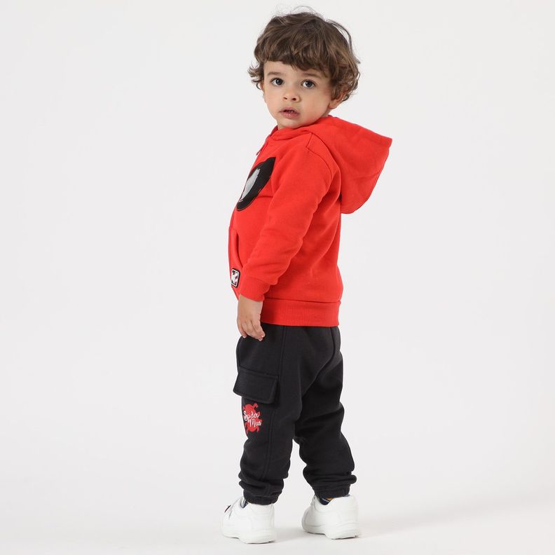 Buzo Niño Spiderman Mascara Rojo Marvel-1