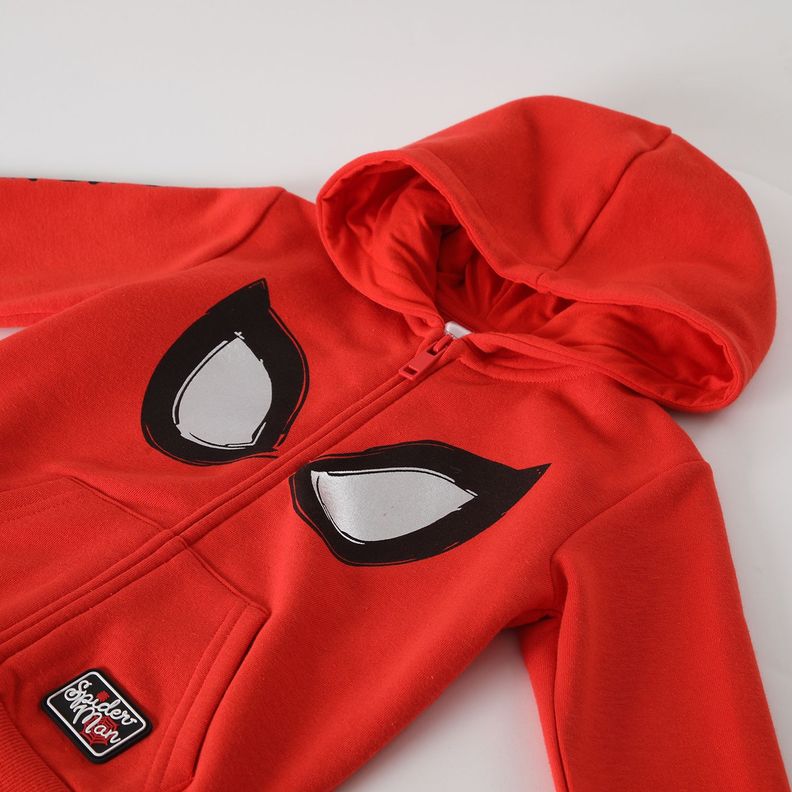 Buzo Niño Spiderman Mascara Rojo Marvel-4