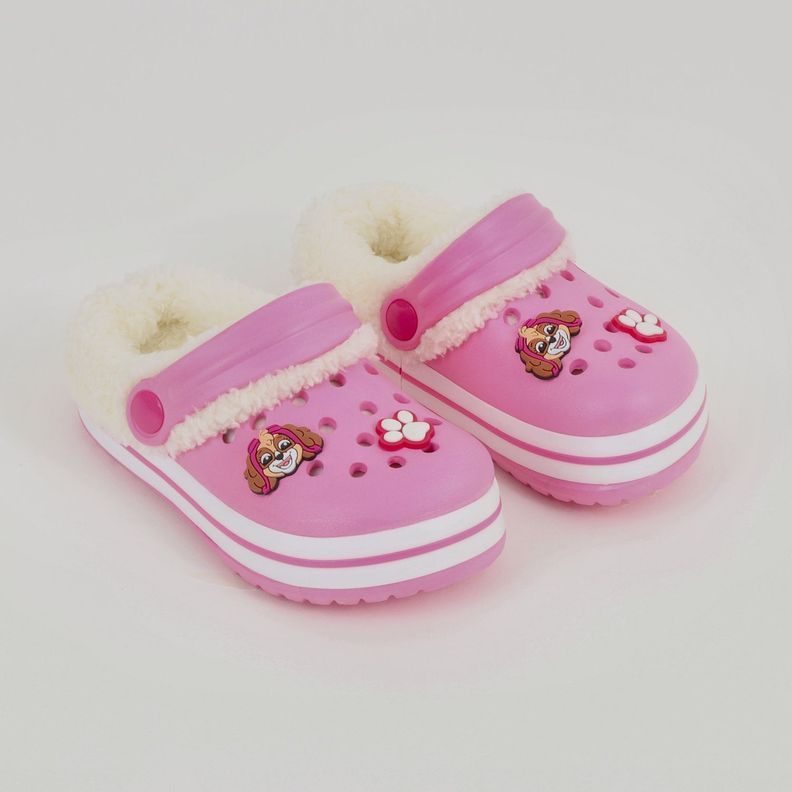 Zueco de Eva Con Chiporro Niña Pins Rosado Paw Patrol-0
