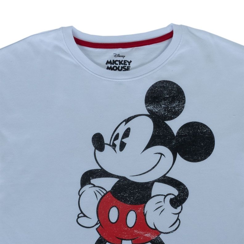 Polera Manga Larga Niña Mickey Solved Blanco Disney-2