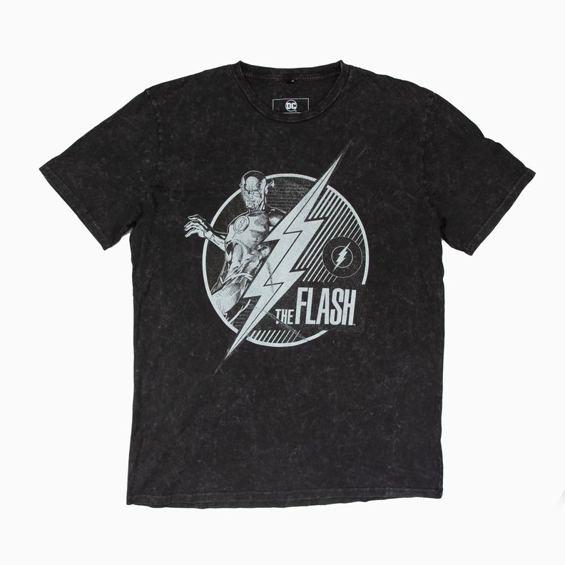 Polera Hombre The Flash Byn Gris Dc Comics-1