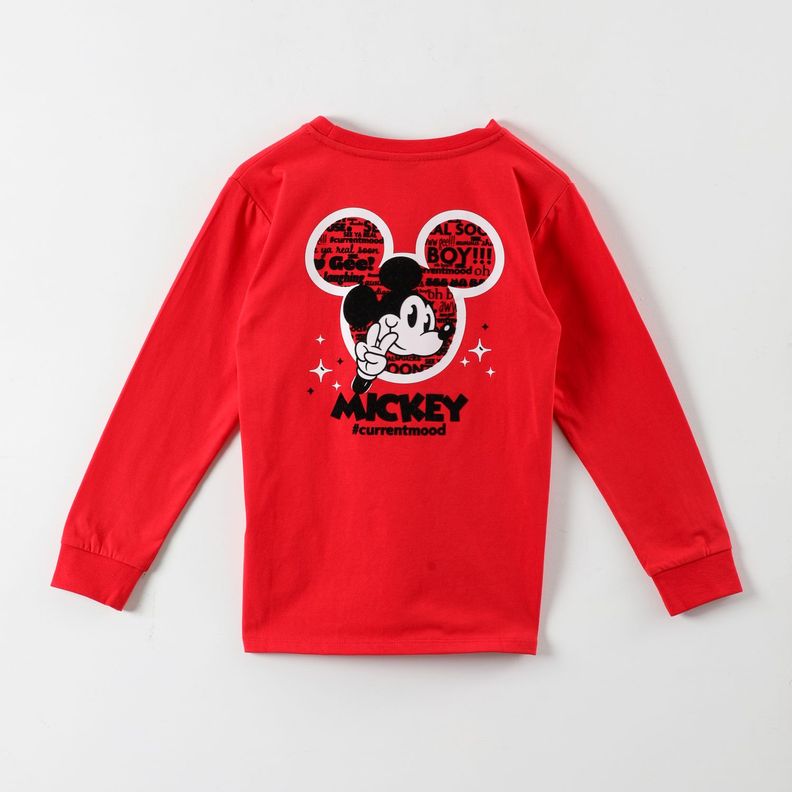 Polera Manga Larga Niño Mickey #Currentmood Rojo Disney-2