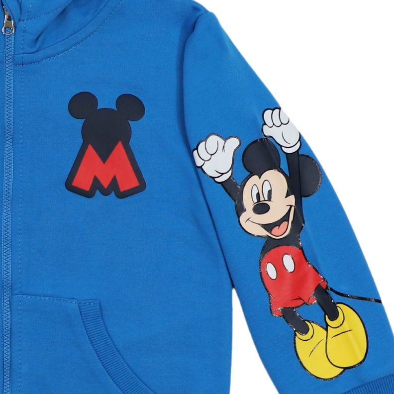 Poleron Niño Mickey Jumping Azul Disney-1