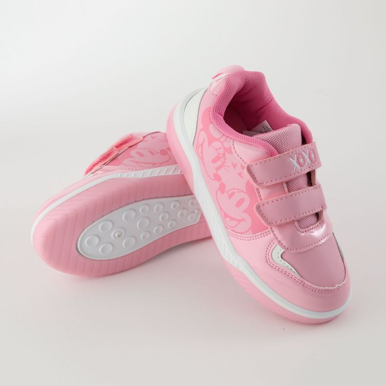 Zapatilla Con Luces Niña Love Minnie Rosado Disney-2