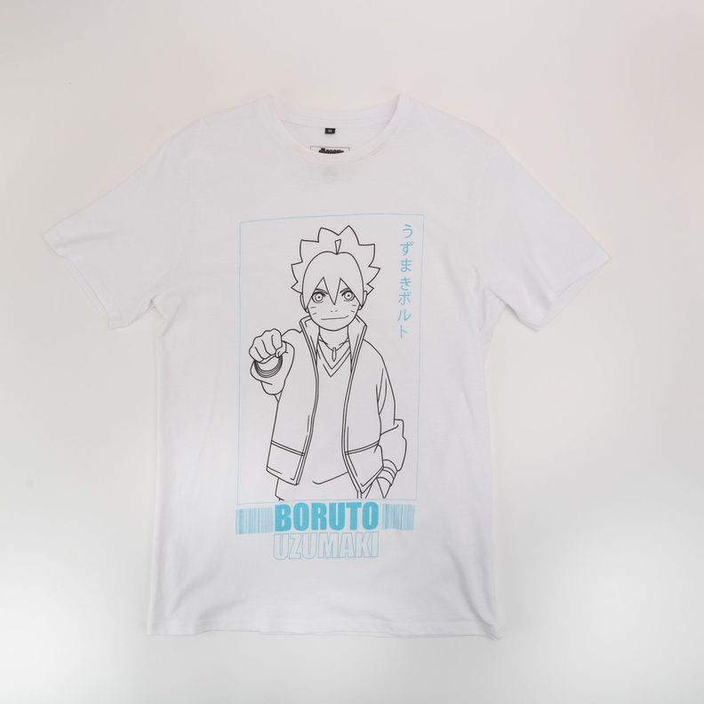 Polera Hombre  Boruto Izumaki Blanco-0