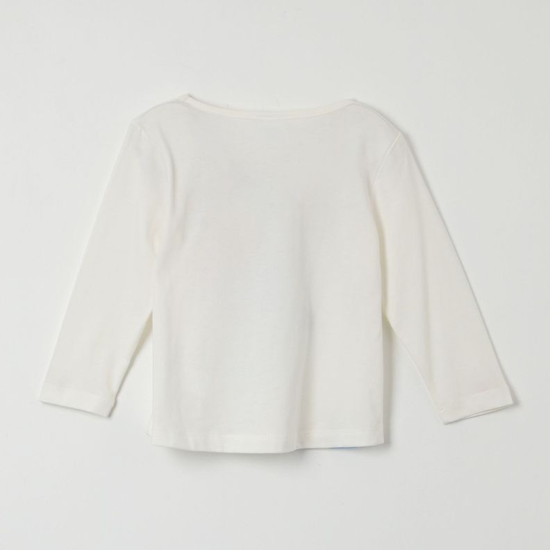 Polera Manga Larga Niña Hug Beige Bluey-2