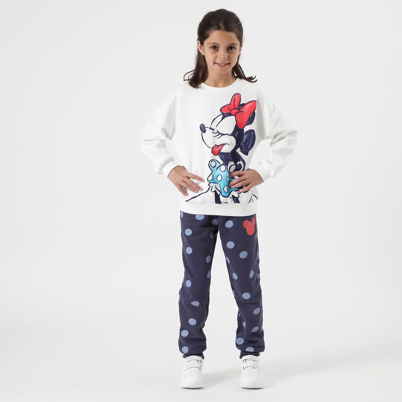 Buzo Niña Minnie Rude Blanco Disney-0