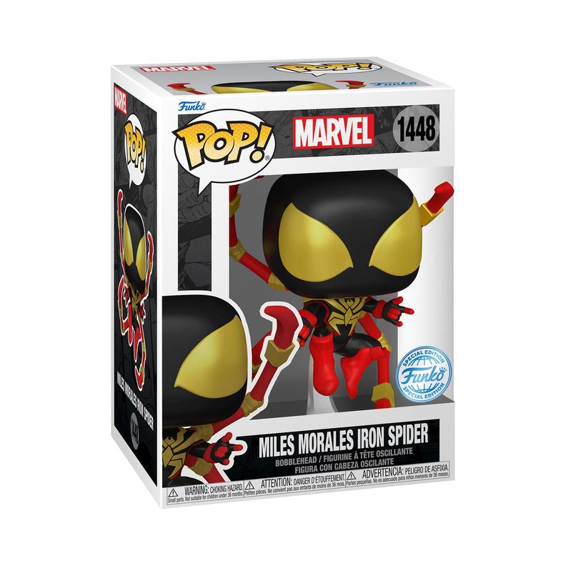 Funko Pop Miles Morales Iron Spider Marvel Chase - 1448-1