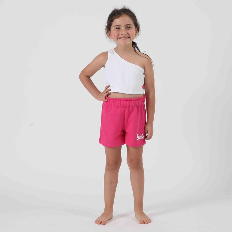 Conjunto Niña Barbie Blanco-0