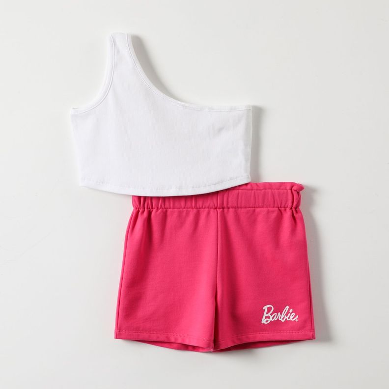 Conjunto Niña Barbie Blanco-3