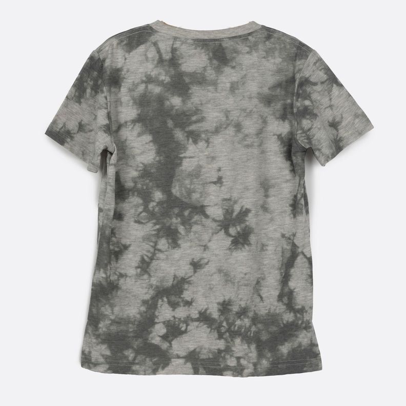 Polera Manga Corta Niño Tie Dye Spiderman I Gris Marvel-1