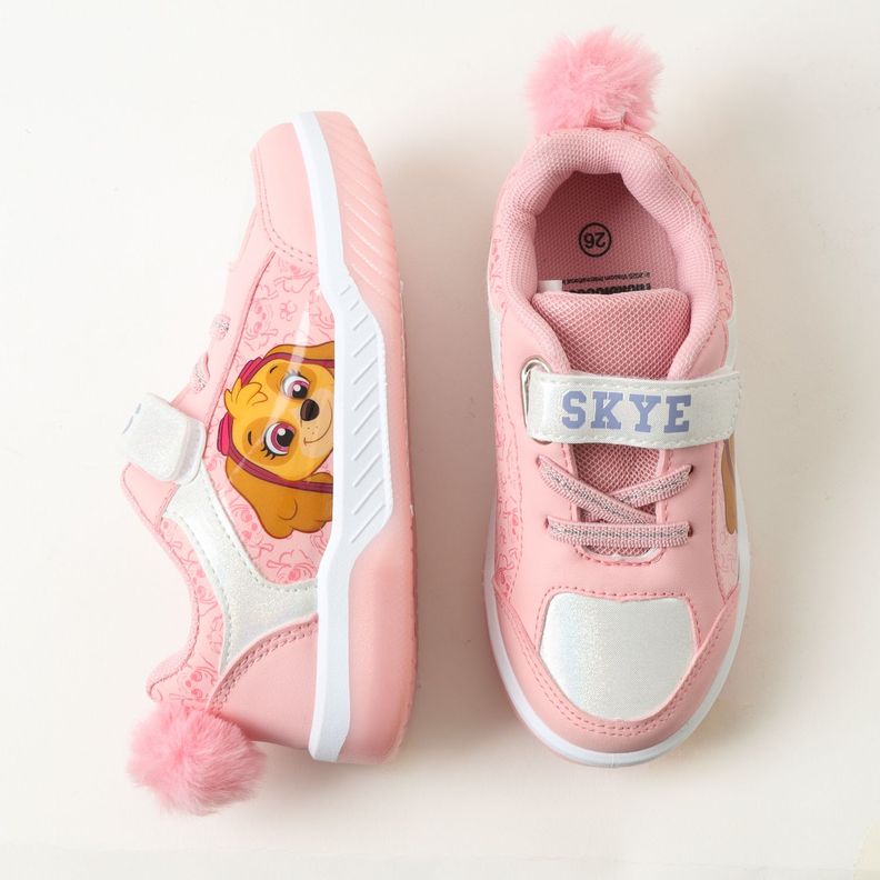 Zapatilla Con Luces Niña Sky Cute Rosado Paw Patrol-2