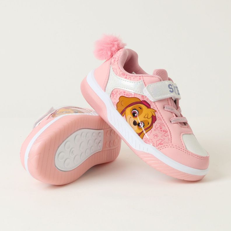 Zapatilla Con Luces Niña Sky Cute Rosado Paw Patrol-3