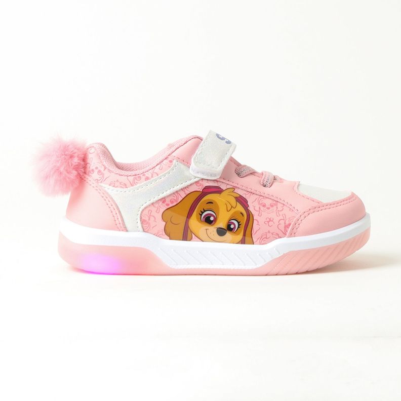 Zapatilla Con Luces Niña Sky Cute Rosado Paw Patrol-0