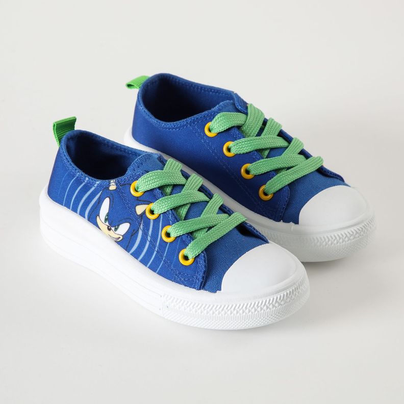 Zapatilla Lona Niño Sonido Azul Sonic-1