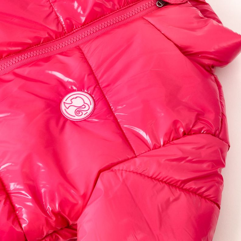 Parka Niña Puffa Rosado Barbie-1