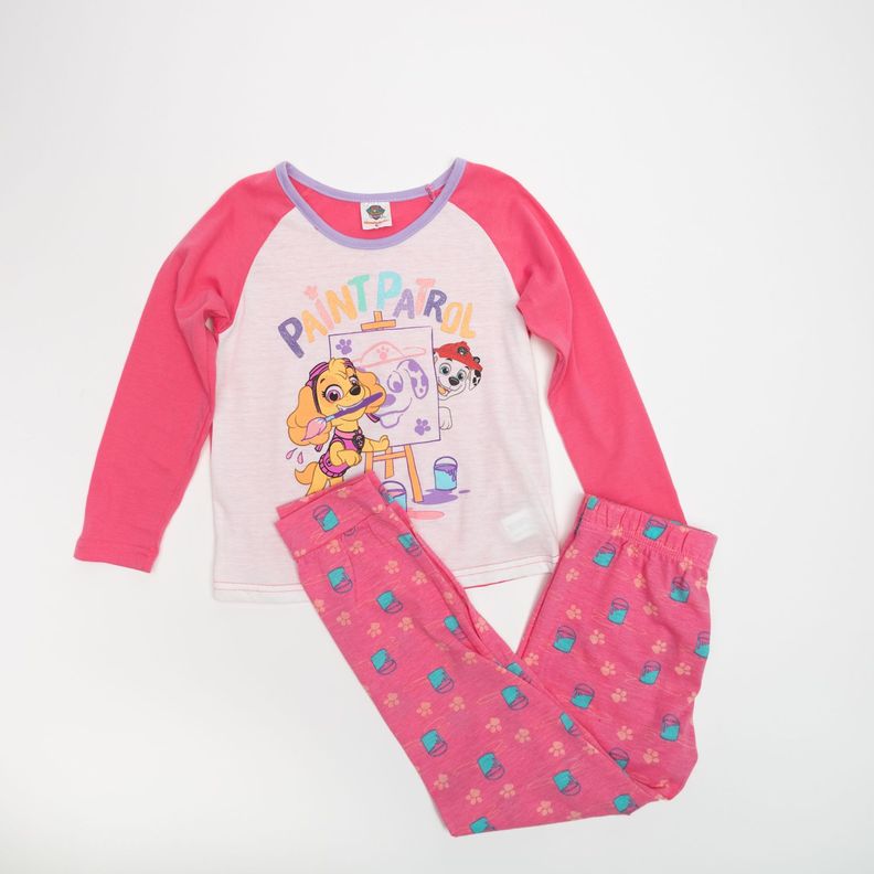 Pijama Niña Party Rosado Paw Patrol-0