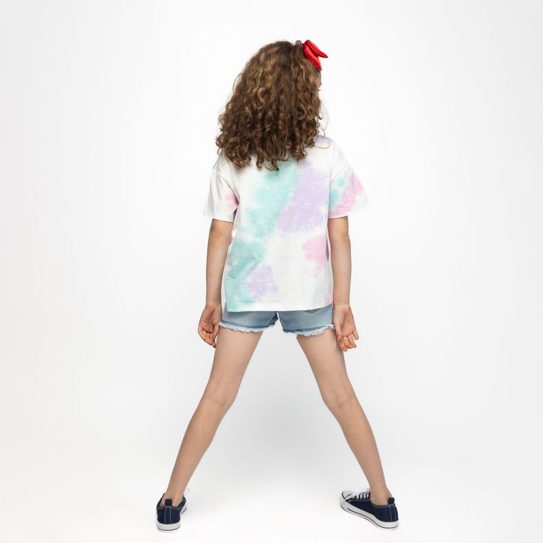 Polera Niña Silueta Minnie Morado Disney-2