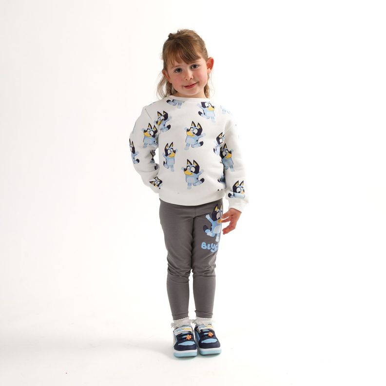 Conjunto Niña Full Print Blanco Bluey-0