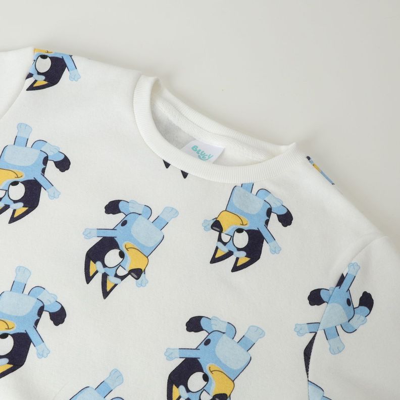 Conjunto Niña Full Print Blanco Bluey-3
