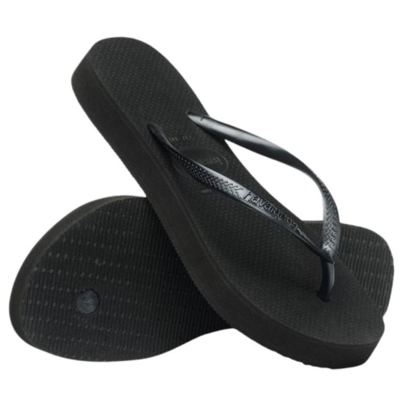 Sandalias Mujer Plataforma Slim Negro Havaianas-2