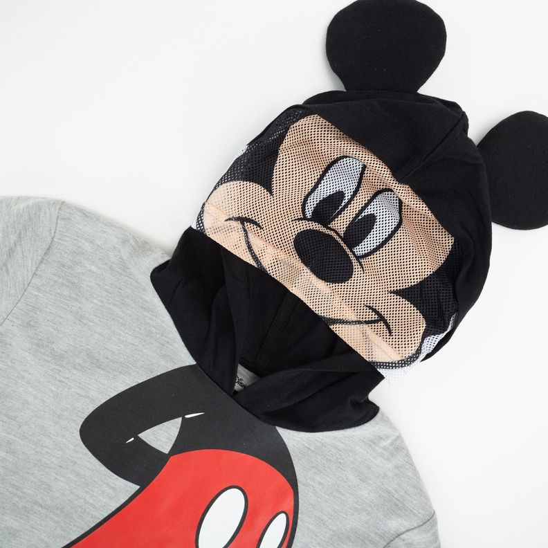 Polera Manga Larga Niño Mickey Costume Gris Disney-2