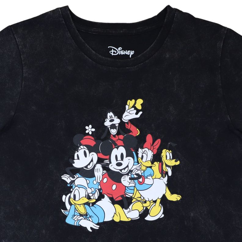 Polera Mujer Mickey Friends Negro Disney-2