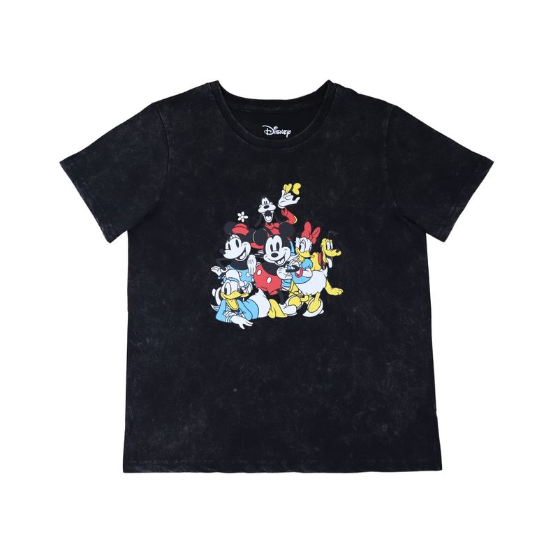 Polera Mujer Mickey Friends Negro Disney-0