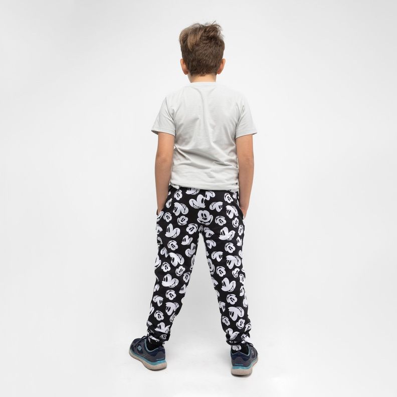 Pantalon de Buzo Niño Full Print Mickey Gris Disney-1