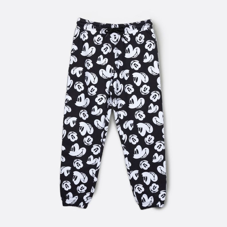 Pantalon de Buzo Niño Full Print Mickey Gris Disney-2