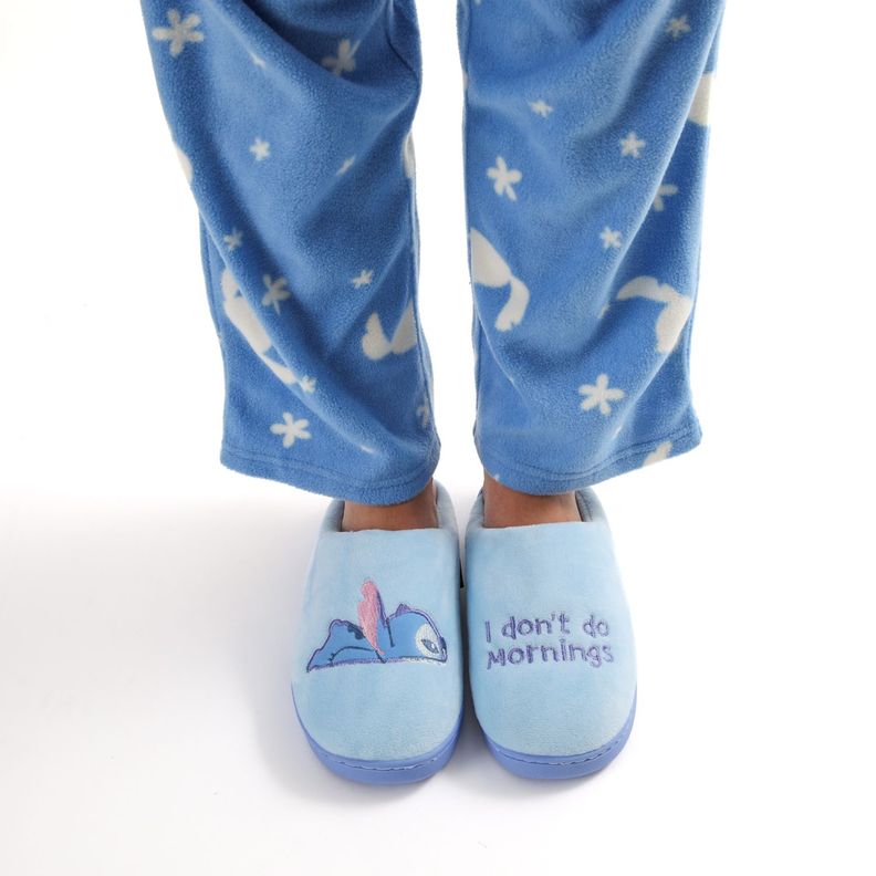 Pantufla Mujer Lilo & Stitch Morning Celeste Disney-0