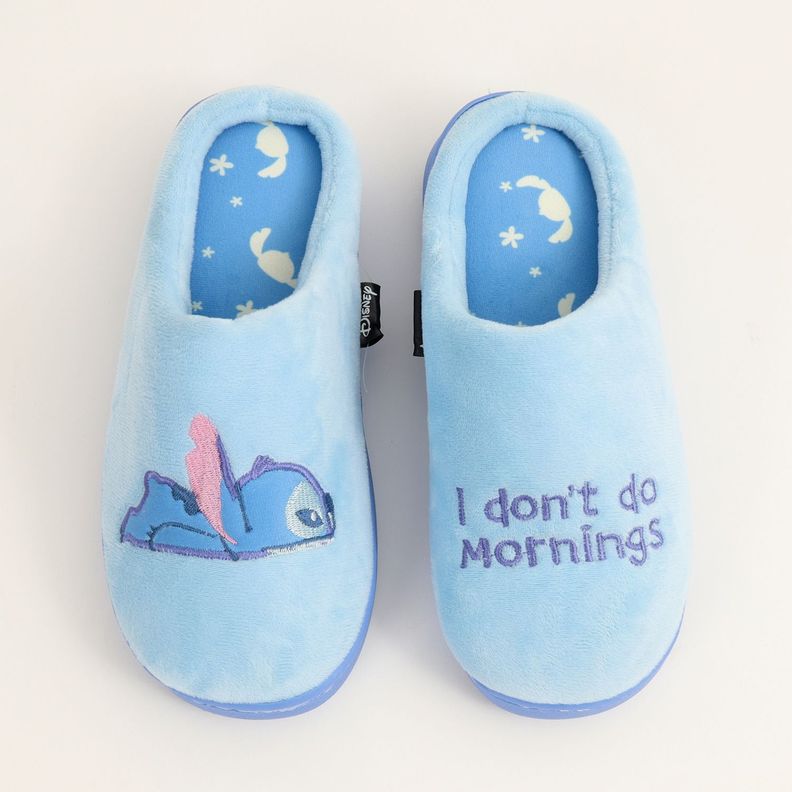 Pantufla Mujer Lilo & Stitch Morning Celeste Disney-2