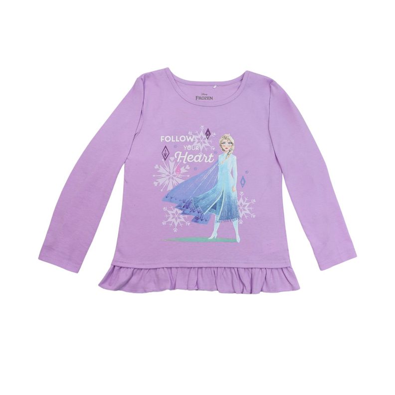 Polera Manga Larga Niña Frozen Princess Lila Disney-0