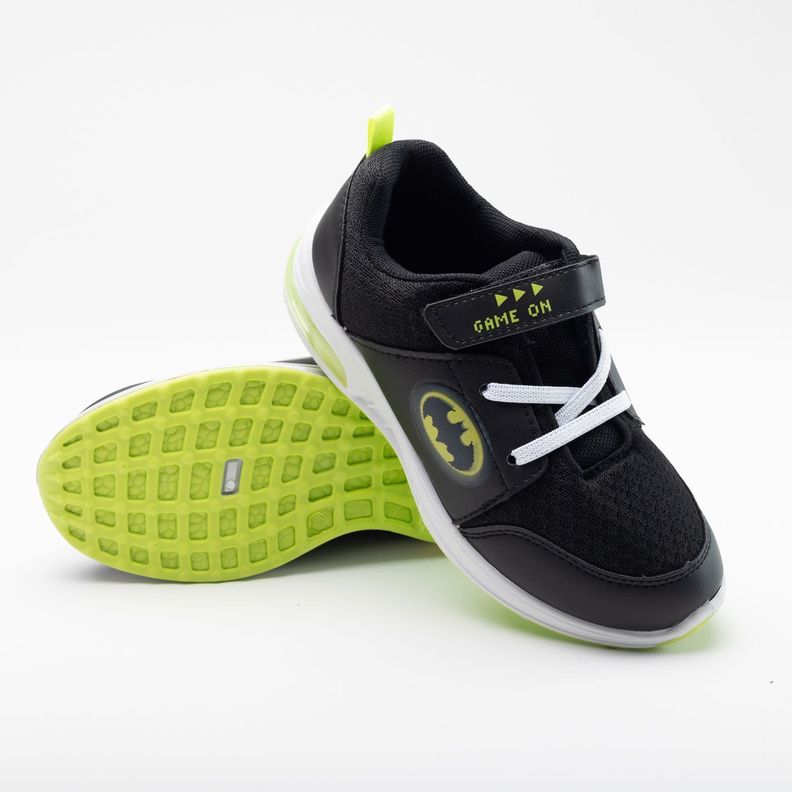 Zapatilla Luces Niño Batman Señal Negro DC Comics-2