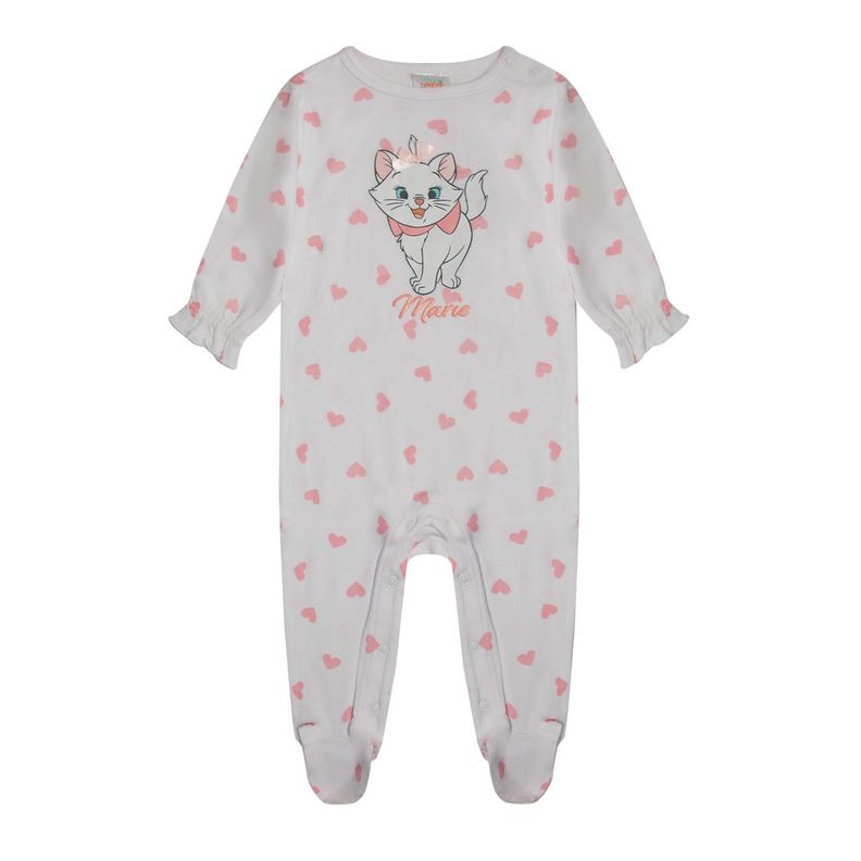 Enterito Bebe Los Aristogatos Hearts Blanco Disney-0