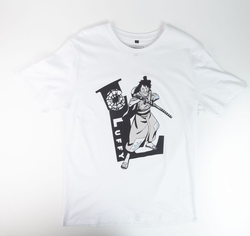 Polera Hombre YOU One Piece Luffy Blanco-0