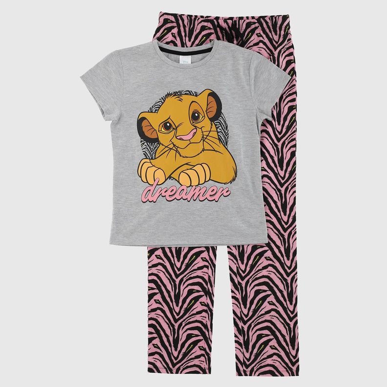 Pijama Niña Rey León Dreamer Rosado Disney-0