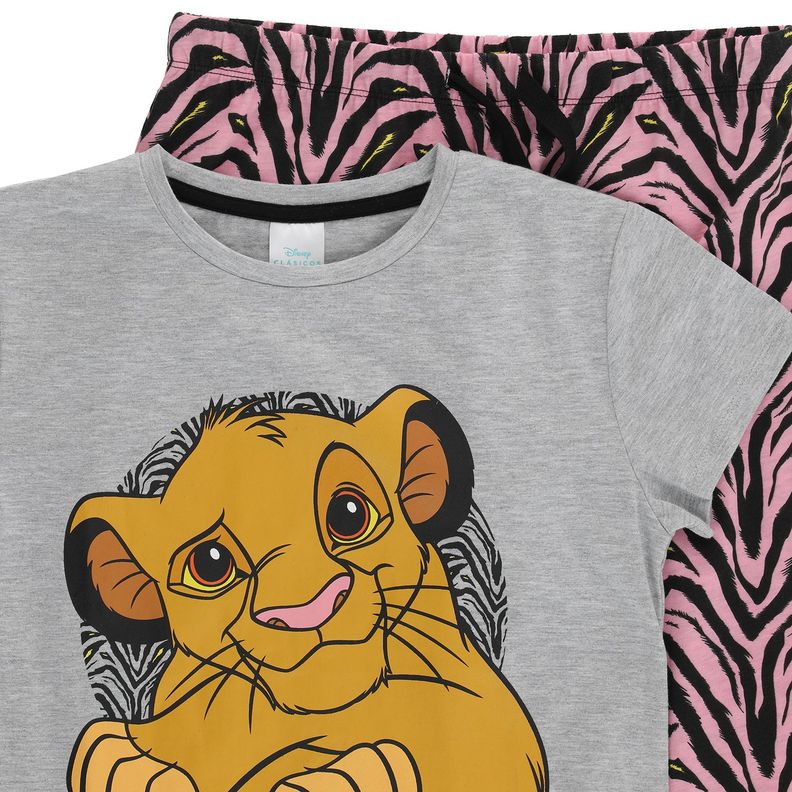 Pijama Niña Rey León Dreamer Rosado Disney-2