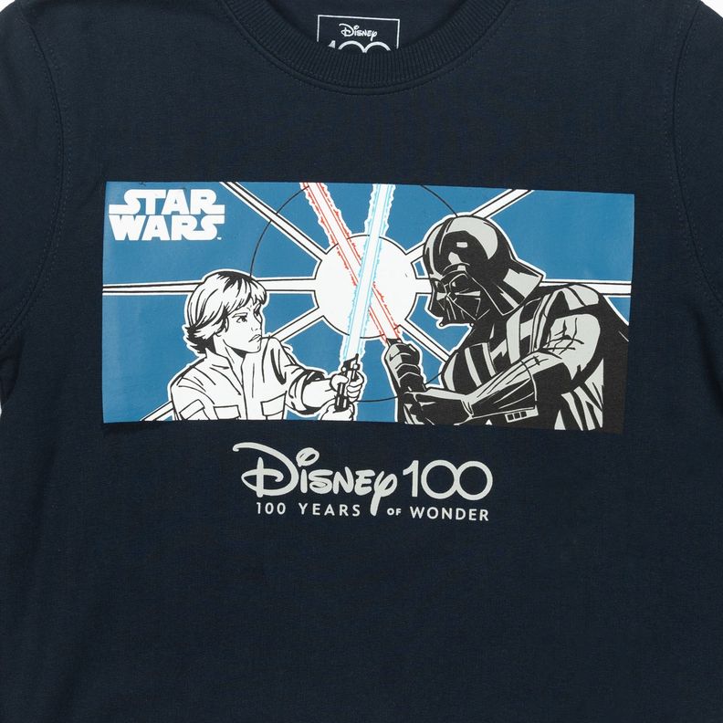 Poleron Niño Disney 100 War Azul Disney-3