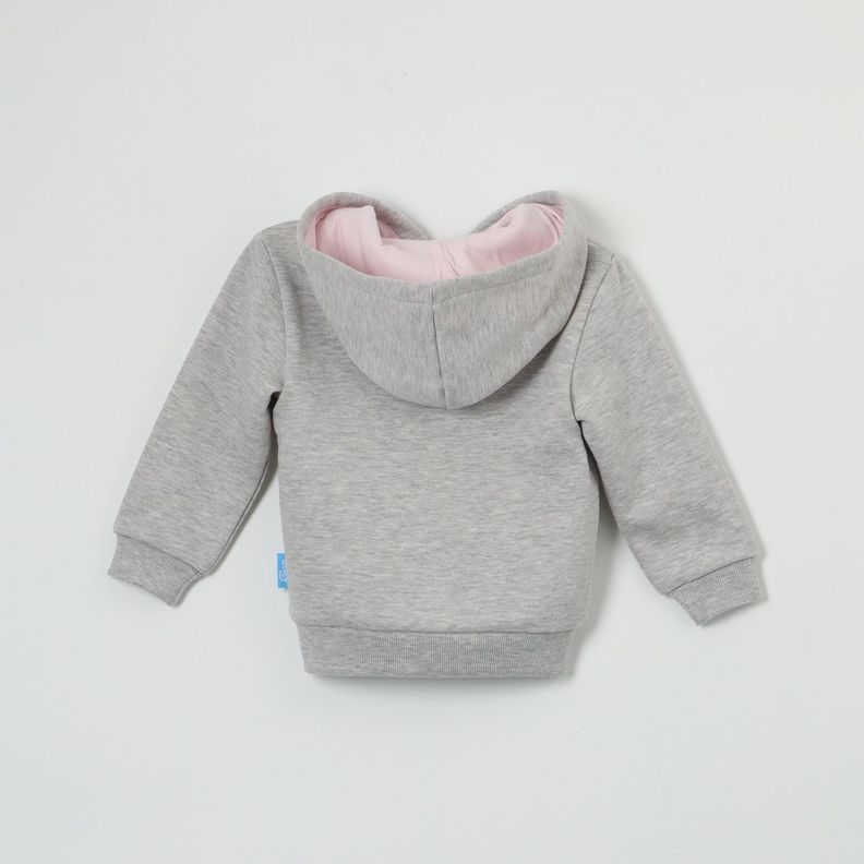Poleron Niña Just Gris Mel Bluey-2