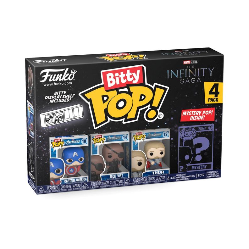 Funko Bitty Pop: Marvel The Infinity Saga 4 unidades-0