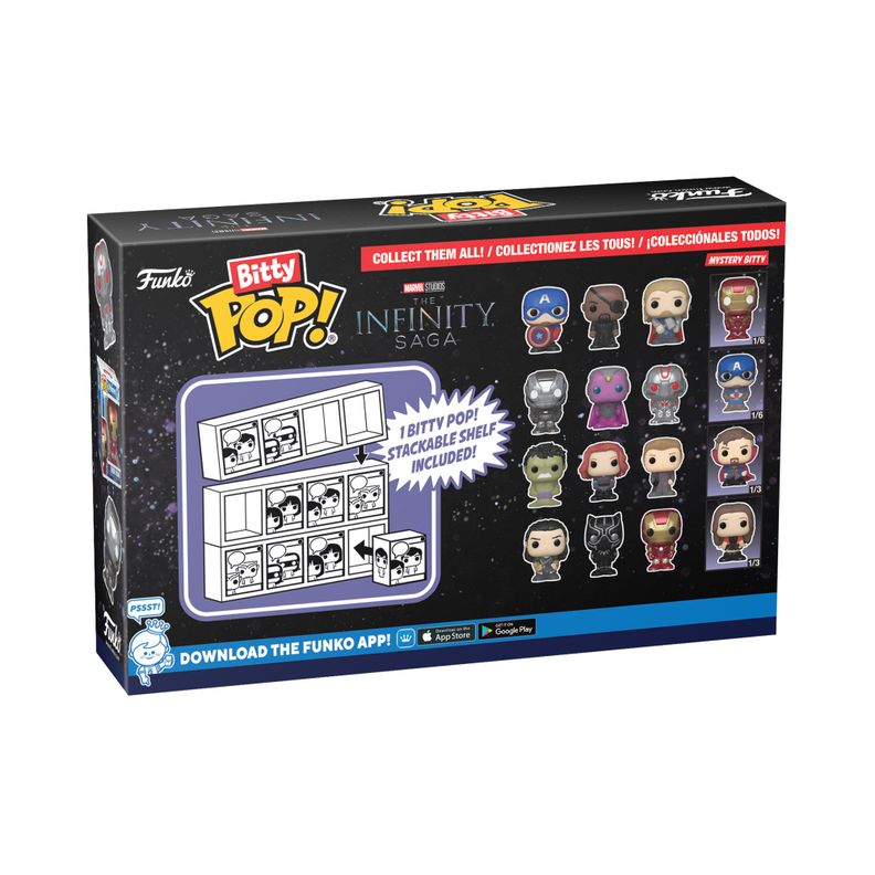 Funko Bitty Pop: Marvel The Infinity Saga 4 unidades-1