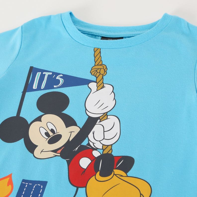 Pijama Corto Niño Mickey Celeste Disney-1