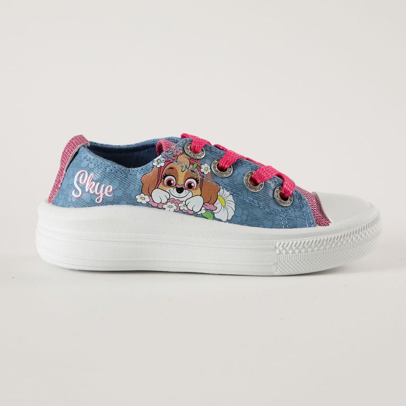 Zapatilla Lona Niña Skye Celeste Paw Patrol-0
