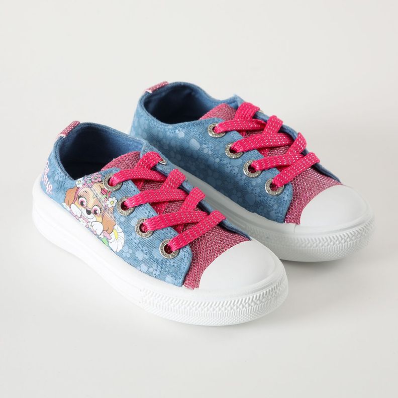Zapatilla Lona Niña Skye Celeste Paw Patrol-1