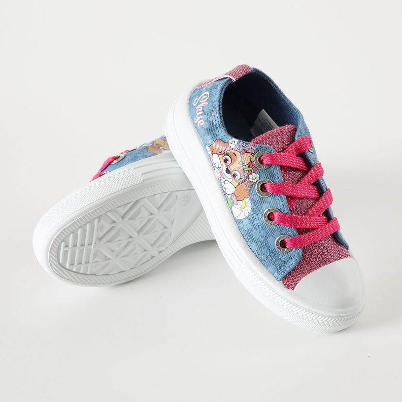 Zapatilla Lona Niña Skye Celeste Paw Patrol-2